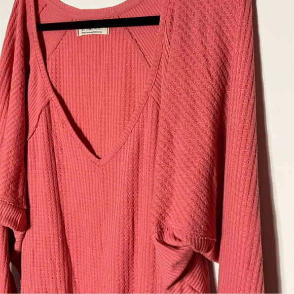 We the Free Santa Clara Pink Thermal Top Size Medium - Picture 3 of 6